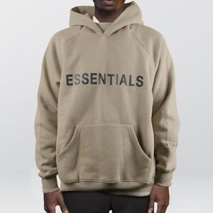 Fear of God Essentials Tan Hoodie